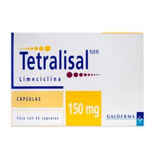 Tetralisal Limeciclina 150mg 32 Capsulas