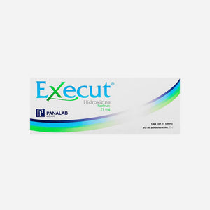 Execut Hidroxizina 25mg 25 Tabletas